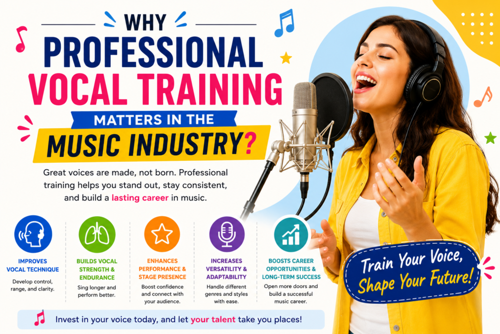 Why Professional Vocal Training Matters in the Music Industry?
